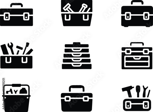 Toolbox Icon Set Tool Kit Icon Pack