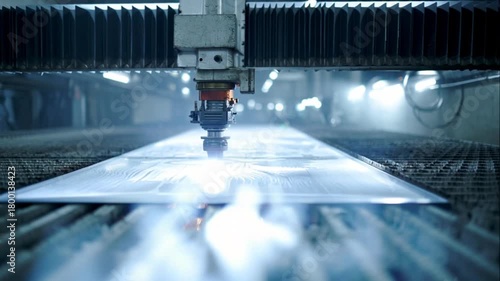 Precision laser cuts metal