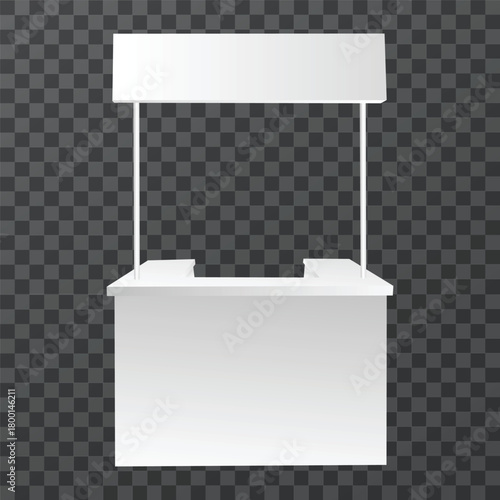 promotional table counter for event stand