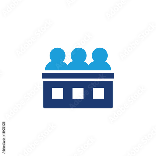 witness colored icon vector design good for web or mobile app