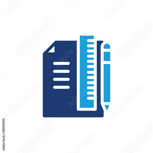 Architect colored icon vector design good for web or mobile app