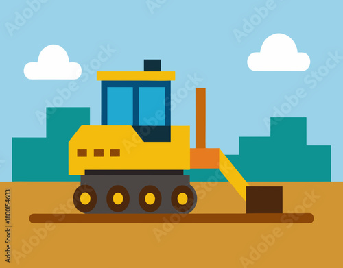 Cartoon grader machine