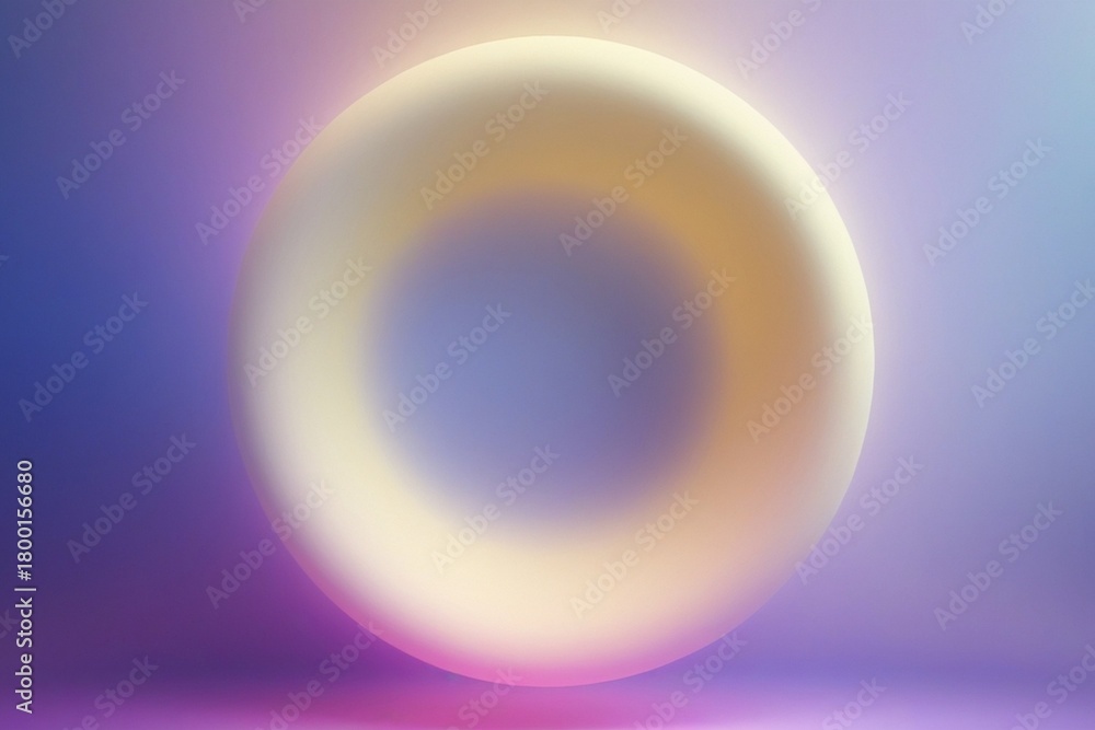 Obraz premium Aqua Studio Glow Smooth Teal Light Gradient