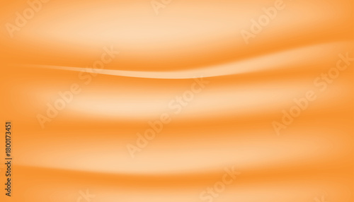 A vibrant orange abstract background featuring subtle, elegant waves and folds, creating a soft, dynamic texture for various design applications. Smooth and fluid.