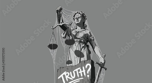 Questionable Justice: Lady Justice Obscured by Deceit and Doubtful Truth