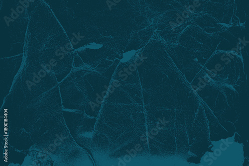 Distressed Blue Leather Background Texture.
