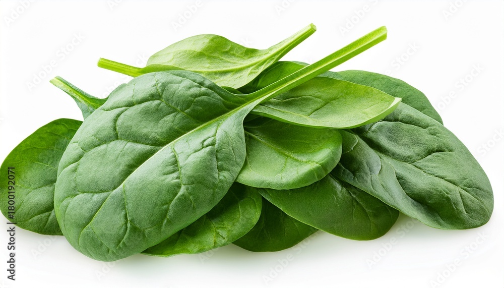 Obraz premium Spinach Isolated Full Depth Of Field