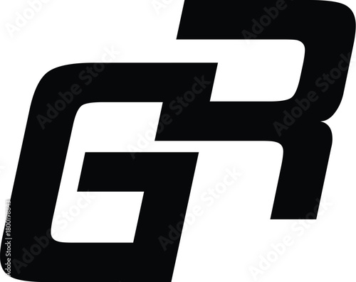 Letter GR creative elegant Monogram