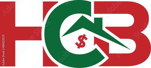 Vector HCB with roof and cash logo