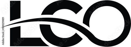 Letter LCO creative elegant Monogram. 