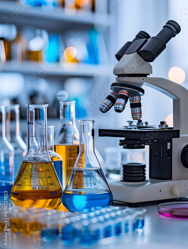 Integrated Microscopy and Chemical Analysis Setup in a Modern Laboratory