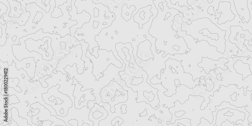Abstract topographic map contour lines pattern grey line luxury grid cartography map background, mountain relief landscape texture seamless pattern and topography map background.