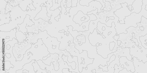 Abstract topographic map contour lines pattern grey line luxury grid cartography map background, mountain relief landscape texture seamless pattern and topography map background.