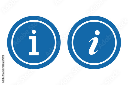 Info icon. Information Sign. Help, Support, circle Icons Set. Online Help. Online info. About us. Helpdesk info. Additional information. Information icon on white background.