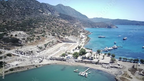 aerial view of Knidos Datca