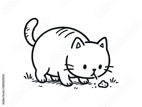 handdrawn cute doodle style act vector line illustration