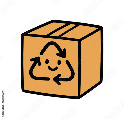 Cute doodle zero contain product label icons flat vector illustration bold handdrawn outlines bright solid fills isolated on white clean white space sticker style minimal detail recyclable