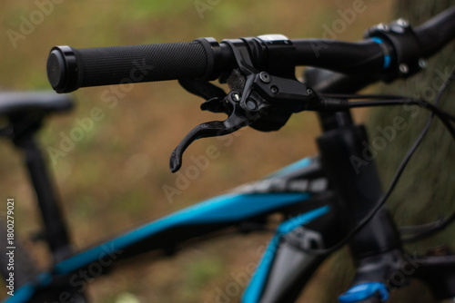 bicycle on a grass