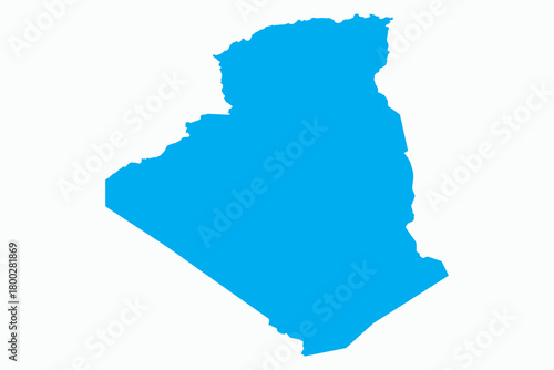 Fotografie Vector graphic artwork suitable for print and web containing flat detailed map o