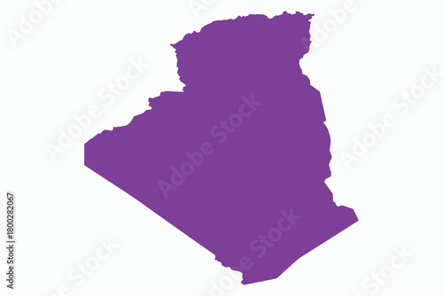 Billede på lærred Vector graphic artwork suitable for print and web containing flat detailed map o