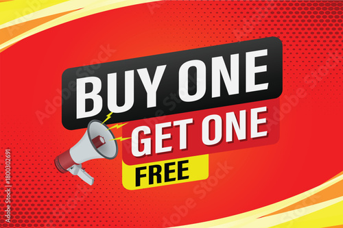 buy one get one free buy now poster banner graphic design icon logo sign symbol social media website coupon

