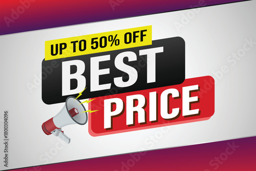 best price poster banner graphic design icon logo sign symbol social media website coupon

