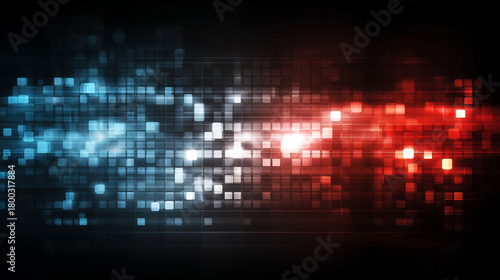 Clean abstract technology background with soft geometric shapes and glowing elements, offering modern futuristic atmosphere and ample copy space for text or design placement.