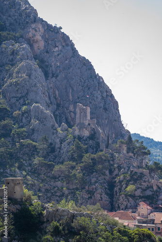 Starigrade fortress in Omis, Croatia