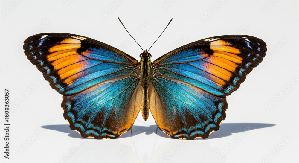 Obraz premium butterfly on white background
