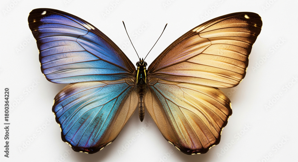 Fototapeta premium butterfly on white background