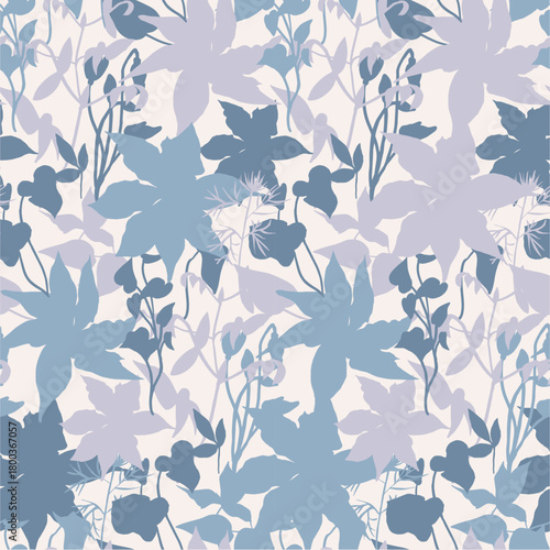 Seamless pattern with flowers for textiles and design. Vector illustration