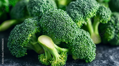 An endless field of fresh broccoli florets filling the entire frame, creating a vibrant green vegetable background that evokes abundance, harvest, and agricultural production.
