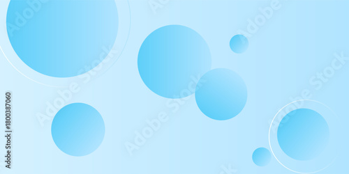 Abstract geometric background gradient soft light blue bokeh for Graphic Business background hitech technology digital design illustration web template background backdrop desktop wallpaper bubbles