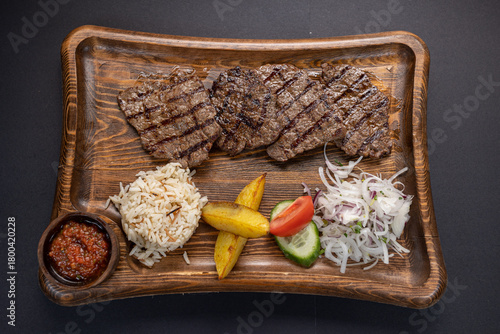 Uzbek national food and europian cusine