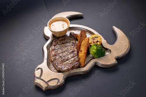 Delicious tender lamb meat, perfectly cooked for a rich and natural flavor.