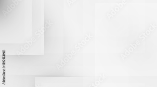 Abstract White Background with Geometric Shapes, modern design for minimalist presentations and creative visual projects, pure and sleek.