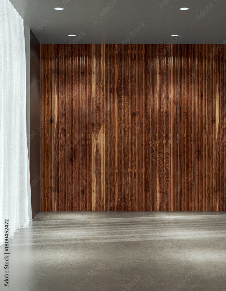 Naklejka premium Large luxury modern bright interiors Living room mockup illustration 3D rendering image