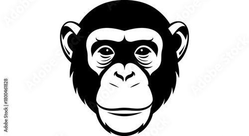 Stylized black and white fish icon illustration, a minimalist vector graphic depicting an aquatic animal. Great for branding seafood, fishing, or general nature concepts