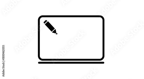 Stylus and Tablet Drawing Icon Digital Creativity and Precision