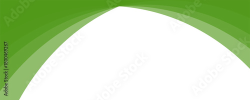 Abstract green wave background, Vector green line background curve element with white space for text and message design, Illustration