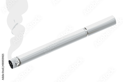 Cigarette — illustrative vector (vector-ready, neutral depiction)