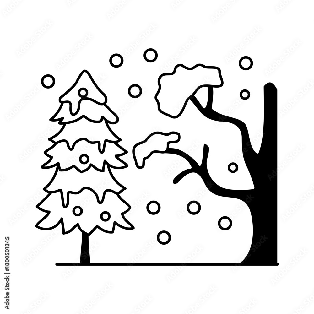 Obraz premium Winter Icon 