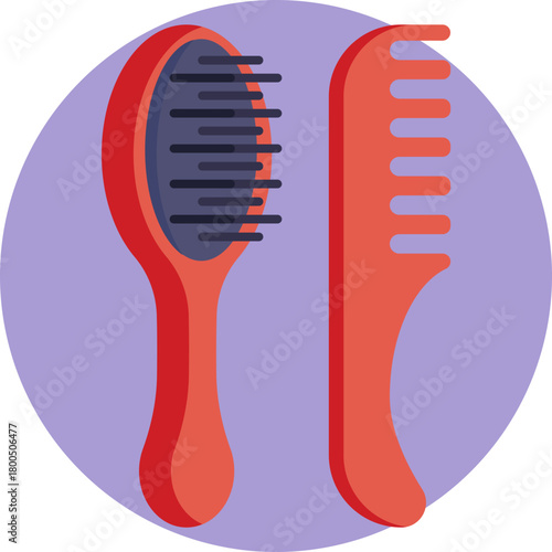 Haircare tool for smoothing and styling strands.