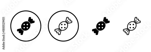 Candy icon logo design. candy sign and symbol.