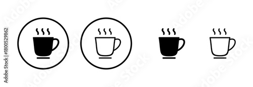 coffee cup icon logo design. cup a coffee sign and symbol