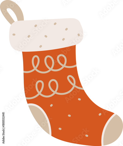 Christmas Stocking Hand Drawn