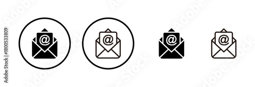Mail icon logo design. email sign and symbol. E-mail icon. Envelope icon