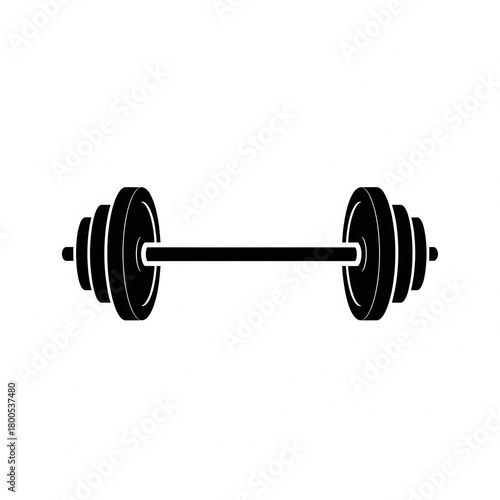 dumbbell isolated on white
