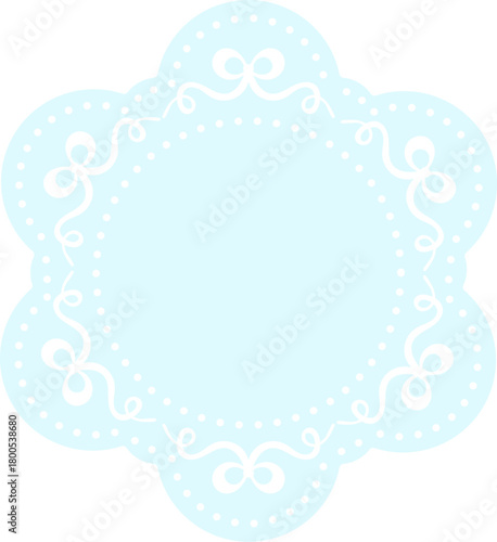 Ornate Lace Doily Frame