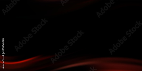 Beautiful modern digital futuristic abstract red linear waves on black dark background texture technology
